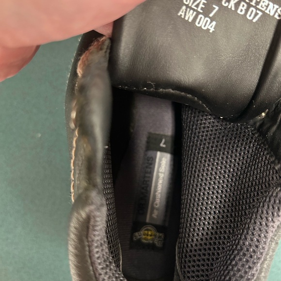 Dr. Martens Black and Tan Lace Up Boots - Picture 8 of 10